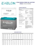 Exelon 12 Volt 100 Amper Jel Akü Derin Döngü Deep Cycle - 2