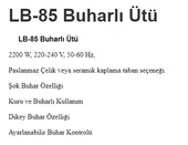 Lider LB-85 2300 W Seramik Tabanlı Buharlı Ütü thumbnail 3