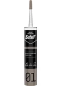 SELSİL SİLİKON ŞEFFAF 280 GR (GRİ KARTUŞ) - 1