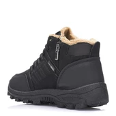 Albishoes Erkek Suya Dayanıklı Fermuarlı Kürklü Kışlık Outdoor Trekking Bot Çocuk Bot Erkek Bot - 3