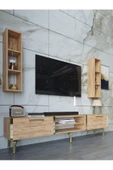 Myniture Home & Living Festival Tv Ünitesi G3000-6-Y1-D1 Gold A. Çam thumbnail 3