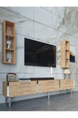 Myniture Home & Living Festival Tv Ünitesi S3004-6-Y1-D1 Silver A. Çam - 3