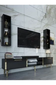 Myniture Home & Living Festival Tv Ünitesi G3000-7-Y1-D1 Gold Siyah - 3