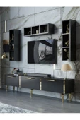 Myniture Home & Living Festival Tv Ünitesi G3007-7-Y1-D1 Gold Siyah - 1