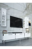 Myniture Home & Living Festival Tv Ünitesi S3004-1-Y1-D1 Silver Beyaz thumbnail 3