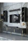 Myniture Home & Living Festival Tv Ünitesi G3008-4-Y1-D1 Gold Antasit thumbnail 1