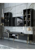 Myniture Home & Living Festival Tv Ünitesi G3001-7-Y1-D1 Gold Siyah thumbnail 1
