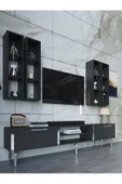 Myniture Home & Living Festival Tv Ünitesi S3001-4-Y1-D1 Silver Antasit - 3