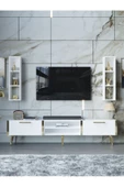 Myniture Home & Living Festival Tv Ünitesi G3000-1-Y1-D1 Gold Beyaz - 2