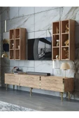 Myniture Home & Living Festival Tv Ünitesi G3002-6-Y1-D1 Gold A. Çam thumbnail 1