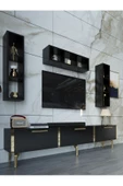 Myniture Home & Living Festival Tv Ünitesi G3007-7-Y1-D1 Gold Siyah - 3
