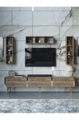 Myniture Home & Living Festival Tv Ünitesi G3007-2-Y1-D1 Gold Ceviz thumbnail 2
