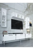 Myniture Home & Living Festival Tv Ünitesi S3007-1-Y1-D1 Silver Beyaz thumbnail 3