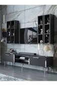 Myniture Home & Living Festival Tv Ünitesi S3001-4-Y1-D1 Silver Antasit - 1