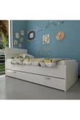 Myniture Home & Living Trend Yavrulu Karyola Q4010-1 Beyaz Beyaz - 2