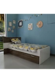 Myniture Home & Living Trend Yavrulu Karyola Q4016-5 Beyaz Ceviz - 1