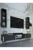 Myniture Home & Living Festival Tv Ünitesi G3000-4-Y1-D1 Gold Antasit - 3