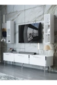 Myniture Home & Living Festival Tv Ünitesi S3004-1-Y1-D1 Silver Beyaz thumbnail 1