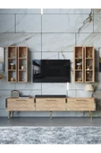 Myniture Home & Living Festival Tv Ünitesi G3002-6-Y1-D1 Gold A. Çam thumbnail 2