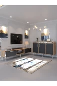 Myniture Home & Living Festival Tv Sehpası ve Konsol Ant. Çam Silver S-SET-1-4-6 - 1