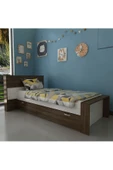 Myniture Home & Living Trend Yavrulu Karyola Q4014-5 Beyaz Ceviz - 1