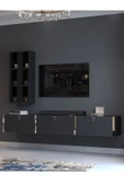 Myniture Home & Living Festival Tv Ünitesi S13003-4 Antrasit Silver Duvara Monte tv sehpası - 3