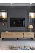 Myniture Home & Living Festival Tv Sehpası G3817-6 Gold Atlantik Çam thumbnail 2