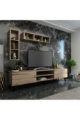 MobilyaFırsat Ideal Tv Ünitesi Duvar Rafı Q7005-3 Çırağan - 1