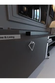 Myniture Home & Living Festival Tv Sehpası S3830-4 Silver Antrasit thumbnail 4