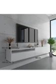 Myniture Home & Living Duvara Monte Tv Sehpası Beyaz S6110-1 thumbnail 3