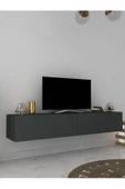 Myniture Home & Living Duvara Monte Tv Sehpası Antrasit S6200-4 thumbnail 3