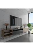 Myniture Home & Living Duvara Monte Tv Sehpası S6111-7 Çırağan Antrasit Çırağan thumbnail 3