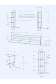 Myniture Home & Living Festival Tv Ünitesi S3008-2 Ceviz - 4