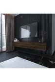Myniture Home & Living Duvara Monte Tv Sehpası Ceviz S6204-2 - 1
