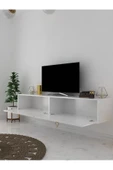 Myniture Home & Living Duvara Monte Tv Sehpası Beyaz S6201-1 - 4