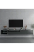 Myniture Home & Living Duvara Monte Tv Sehpası Antrasit S6111-4 thumbnail 2