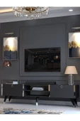 Myniture Home & Living Festival Tv Sehpası S3830-4 Silver Antrasit thumbnail 3
