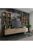 MobilyaFırsat Ideal Tv Ünitesi Duvar Raflı Q7802-3 Çırağan - 1
