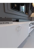 Myniture Home & Living Festival Tv Sehpası S3830-1 Silver Beyaz - 4