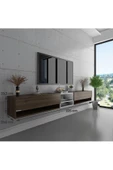 Myniture Home & Living Duvara Monte Tv Sehpası Ceviz S6104-2 thumbnail 3