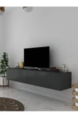 Myniture Home & Living Duvara Monte Tv Sehpası Antrasit S6200-4 thumbnail 1