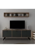 Myniture Home & Living Icon Raflı Tv Ünitesi Q3029-6 Kulplu Dolaplı Modern Tv Sehpası - 2