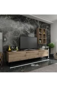 MobilyaFırsat Ideal Tv Ünitesi Duvar Rafı Q7003-3 Çırağan thumbnail 2