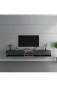 Myniture Home & Living Duvara Monte Tv Sehpası Antrasit S6104-4 thumbnail 2