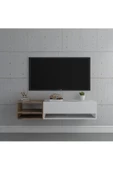 Myniture Home & Living Duvara Monte Tv Sehpası Beyaz Çırağan S6105 1 thumbnail 2