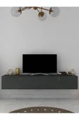 Myniture Home & Living Duvara Monte Tv Sehpası Antrasit S6201-4 - 3