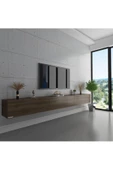 Myniture Home & Living Duvara Monte Tv Sehpası Ceviz S6108-2 thumbnail 1