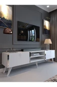 Myniture Home & Living Festival Tv Sehpası S3830-1 Silver Beyaz - 1