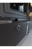 Myniture Home & Living Festival Tv Sehpası S3817-4 Silver Antrasit - 4