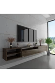 Myniture Home & Living Duvara Monte Tv Sehpası Ceviz S6111-2 thumbnail 1